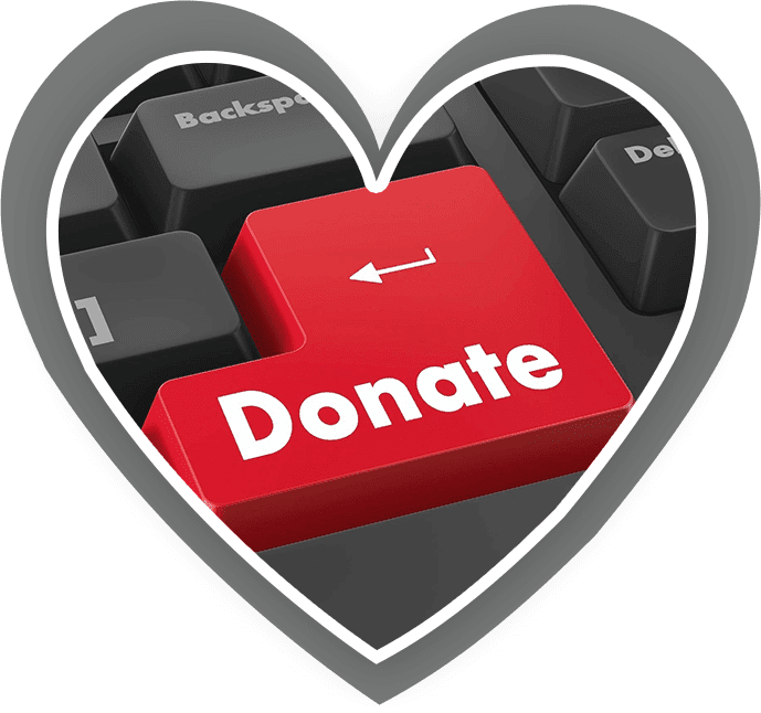 A keyboard with the word donate on it.